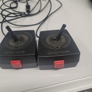 Radio Shack Joysticks Controller VTG‎ Gaming Parts Repair Retro Black Untested